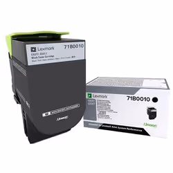Lexmark 71B0010, Noir, 1 pièce(s)