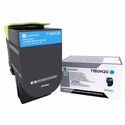 Lexmark 71B0H20, Cyan, 1 pièce(s)