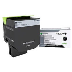 Lexmark 71B0X10 Cartouche de toner 1 pièce(s) Original Noir