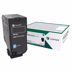 Lexmark 73B20C0, 15000 pages, Cyan, 1 pièce(s)