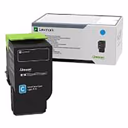 Lexmark 78C0X20, 5000 pages, Cyan, 1 pièce(s)
