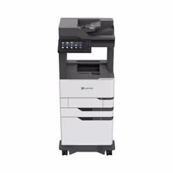 Lexmark MX822adxe, Laser, Impression mono, 1200 x 1200 DPI, A4, Impression directe, Noir, Blanc