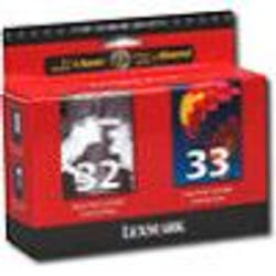 Lexmark Twin-Pack #32, #33 Black and Color Print Cartridges cartouche d'encre Original