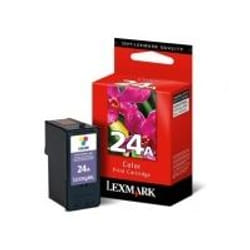 Lexmark No.24A Color Print Cartridge cartouche d'encre Original Rendement standard Cyan, Magenta, Jaune