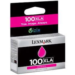 Lexmark 100XLA cartouche d'encre 1 pièce(s) Original Rendement élevé (XL) Magenta