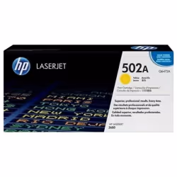 HP 502A toner LaserJet jaune authentique, 4000 pages, Jaune, 1 pièce(s)