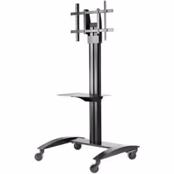 Peerless SR560G, Panier multimédia, Noir, Aluminium, 68,2 kg, 81,3 cm (32"), 190,5 cm (75")