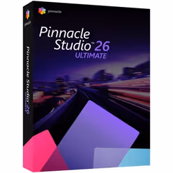 Logiciel de montage vidéo - Pinnacle - Studio 26 Ultimate - Licence perpétuelle - 1 poste - Téléchargement
