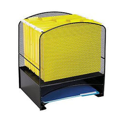 Safco 3260BL module de classement de bureau Acier Noir