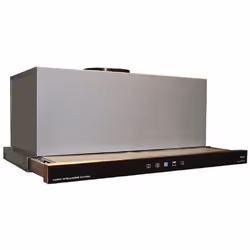 Hotte aspirante - Kaiser - EA 644 Eco - 60 cm - 910 m³/h - Acier inoxydable et verre noir