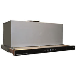 Hotte aspirante - Kaiser - EA 644 Eco - 60 cm - 910 m³/h - Acier inoxydable et verre noir