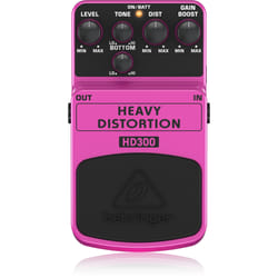 Behringer HD300 pédale d'effets Pédale d'expression Noir