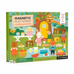 Wild &amp; Wolf "Magnetic Play Scene Treehouse - Gioco magnetico ""Casa sull'albero""", 3 an(s)