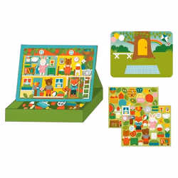 Wild & Wolf "Magnetic Play Scene Treehouse - Gioco magnetico ""Casa sull'albero"""