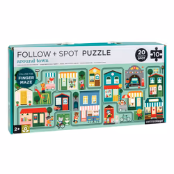 Wild &amp; Wolf Around Town Follow &amp; Spot Puzzle - Puzzle Segui e Trova: attorno la città, 3 an(s)