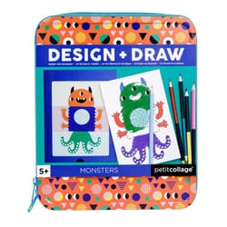 Wild & Wolf "Monsters Design & Draw Travel Activity Kit - kit Progetta e Disegna ""Mostri"""