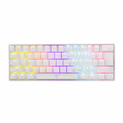 White Shark GK-2022 SHINOBI, 60%, USB, Clavier mécanique, QWERTY, LED, Blanc