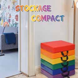 Attributs : 【Améliorer la reconnaissance des couleurs】les coussins de couleurs vives aident les enfants à identifier les coul ...