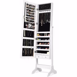 Attributs : 【Stockage divisionnaire 】Cette armoire à bijoux peut parfaitement accueillir tous vos bijoux et les garder en ord ...