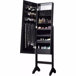 Attributs : 【Armoire sur pieds avec angle ajustable:】conçue avec pieds, cette armoire peut être placée et facilement déplacée ...