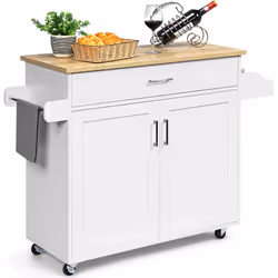 Description générale Vous vous inquiétez toujours du désordre dans la cuisine ? Notre chariot de cuisine à roulettes est la s ...