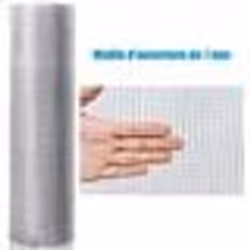 COSTWAY Grillage pour Plantes et Animaux 15x09M Acier Galvanisé de Calibre Maille 7 x 7mm pour Jardin Volières Poulaillers Cl ...