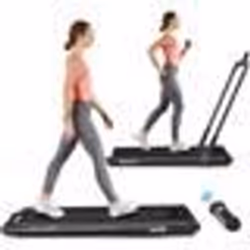 COSTWAY Tapis de Course Pliable Contrôlé APP Motorisé 12 Km/H Ecran LED Haut-parleur Bluetooth Moteur 075HP Roues Transport N ...