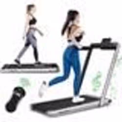 COSTWAY Tapis de Course/Marche Electrique Pliable Contrôlé par APP Bluetooth 12 Km/H avec Ecran LED Haut-parleur Moteur 075HP ...