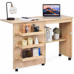 Attributs : 【Surface spacieux et grand espace de rangement】Dotée d'un grand plateau, cette table de couture offre beaucoup d' ...