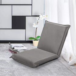 Chaise de Sol Pliable, Tatami Inclinable en 6 Position, Idéal pour Chambre, Salon, Bureau, 44 x 54,5 x 53,5 cm (l x l x h) - Costway