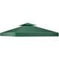 COSTWAY Toile de Rechange pour Tonnelle Tente 3 x 3 M en Polyester Impérméable de Jardin pour Pavillon Vert