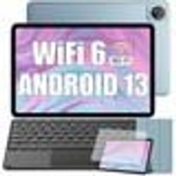Blackview Tab 30 WiFi Tablette Tactile 10.1 HD+ IPS Android 13Go WiFi 6 RAM 6 Go ROM 64 Go-SD 128 To 5100mAh Bleu Avec Clavier K1