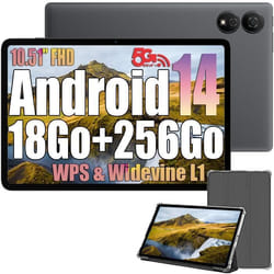 Tablette Tactile - Oscal - Pad 80 - 10.51 FHD - Android 14 - 256 Go de Stockage