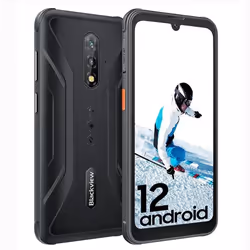 Blackview BV5200 Téléphone Portable Incassable 61 13MP+5MP 4Go+32Go Smartphone Étanche IP68 Android 12 Dual SIM 5180mAh NFC -