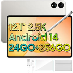 Oscal ELITE1 Tablette Tactile 12.1 2.5K 600Nits Android14 RAM 24Go ROM 256Go-SD 1To 8800mAh(33W) Mode PC WPS Stylet Gratuit -
