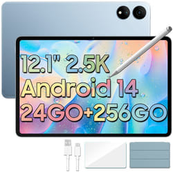Oscal ELITE1 Tablette Tactile 12.1 2.5K 600Nits Android 14 RAM 24Go ROM 256Go-SD 1To 8800mAh(33W) Mode PC WPS Stylet Gratuit -