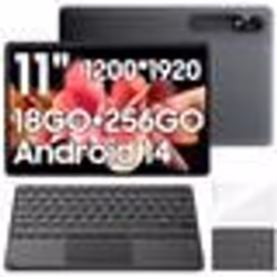 Blackview Tab 9 WiFi Tablette Tactile 10.95 1200*1920 1080P Android14 18Go+256Go-SD 1To 8200mAh Mode PC WPS Gris Avec Clavier ...