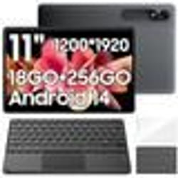 Blackview Tab 9 WiFi Tablette Tactile 10.95 1200*1920 1080P Android14 18Go+256Go-SD 1To 8200mAh Mode PC WPS Gris Avec Clavier K1