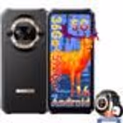 Blackview BL9000 Pro Smartphone Incassable 5G 512Go 6.78 Double Écran 50MP Android 14 Or avec Blackview W50 Pro