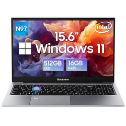 PC Portable Blackview Acebook 8 - 15.6 Intel Core TM N9716 Go RAM 512 Go SSDWindows 11 Home Ordinateur Portable AZERTY - Gris