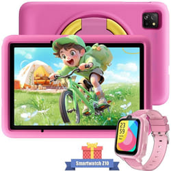 Tablette Tactile Enfants Blackview Tab 60 Pro Kids 10.1 RAM 12Go ROM 128Go-SD 2ToAndroid 15 7700 mAh WiFi6 Avec Montre Z10 Bleu