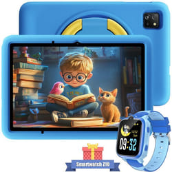 Tablette Tactile Enfants Blackview Tab 60 Pro Kids 10.1 RAM 12Go ROM 128Go-SD 2ToAndroid 15 7700 mAh WiFi6 Avec Montre Z10 Rose
