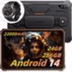 Blackview Active 8 Pro Tablette Incassable 10.36 2.4K FHD+ 24Go+256Go 22000mAh(33W) 48MP+16MP Android 14 Orange Avec W50Pro N ...