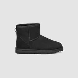 Bottes - UGG - Classic Mini - Noir - Daim-Nubuck - Basse - Homme