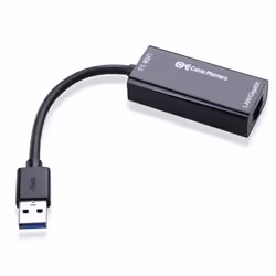 Cable Matters 202013, Avec fil, USB, Ethernet, 5000 Mbit/s, Noir