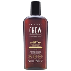 American Crew American Crew 3-en-1 Gingembrethé Shampooing Après Shampooing & Gel Douche Pour Cheveux et Corps (250Ml) Revitalisant