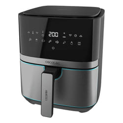 Cecotec Cecofry Full InoxBlack 5500 Pro Unique 5,5 L Autonome 1700 W Friteuse d’air chaud Noir, Acier satin