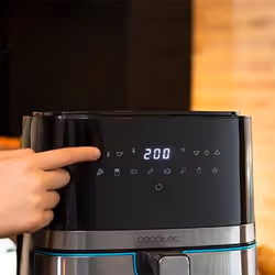 Cecotec Cecofry Full InoxBlack 5500 Pro Friteuse à air chaud 5,5L 1700W Noir, Acier satin - Vue supplémentaire 8