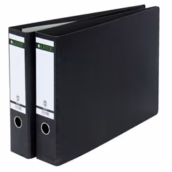 Leitz Cardboard binder, A3, Noir, 500 feuilles, 7,7 cm, 78 mm, 230 mm