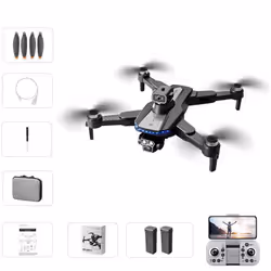 Drone 4K FPV avec Double Caméra HD Moteur sans balai Évitement des obstacles à 360° - 2 Batteries - GPS Auto pour Enfants Cad ...
